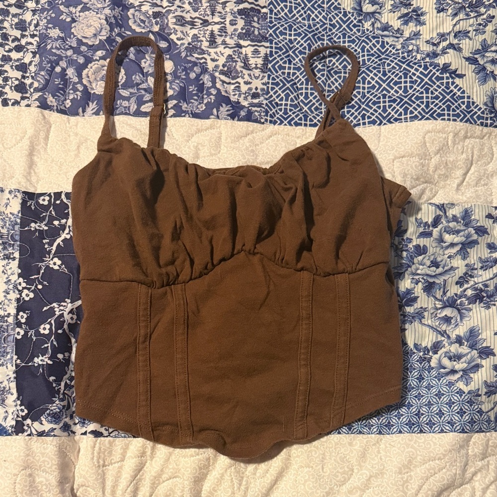 Hollister Rich Brown Tee
